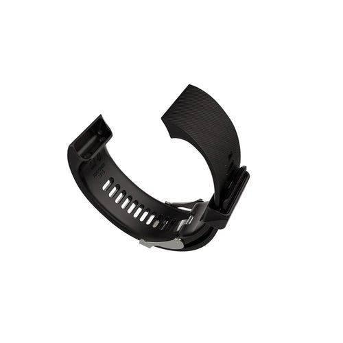 Flexible Silicone Watch Strap for Garmin Forerunner 35, Replacement Wrist Band with Adjustable Pin Buckle - Black - 1