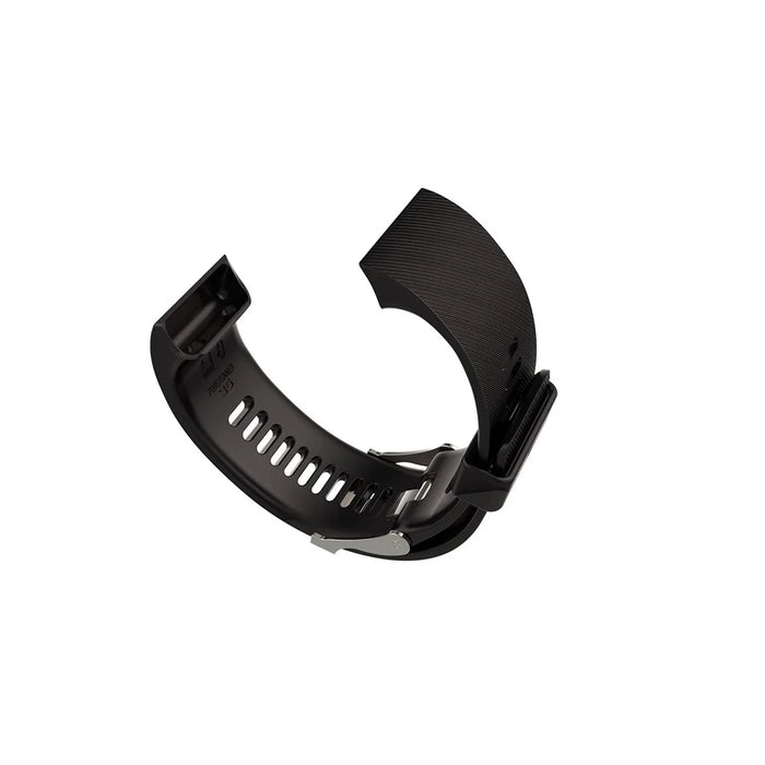 Flexible Silicone Watch Strap for Garmin Forerunner 35, Replacement Wrist Band with Adjustable Pin Buckle - Black - 1