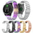For Garmin Fenix5/Forerunner 935 22mm Stainless Steel Watchband Folding Clasp Wrist Strap Replacement - Black - 6