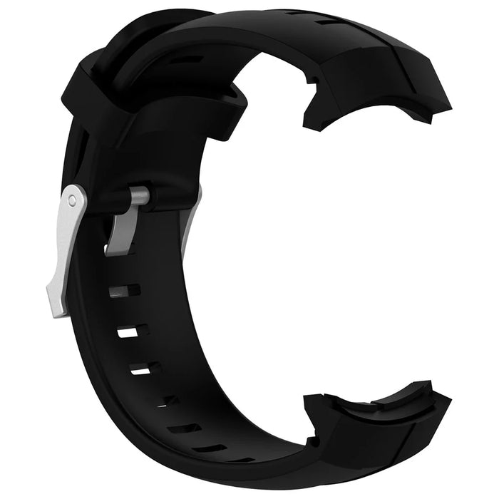 Silicone Watch Strap for Suunto Spartan Sport with Spring Bars and Tool - Black - 2