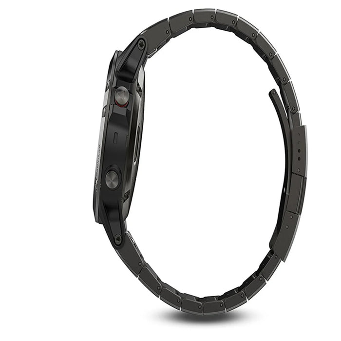 Stainless Steel Watch Strap for Garmin Fenix 3 / Fenix 3 HR / Fenix 5X / Fenix 6X - Black - 4