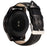 22mm Crocodile Texture PU Leather Watch Strap for Samsung Gear S3 Frontier / S3 Classic - Black - 1