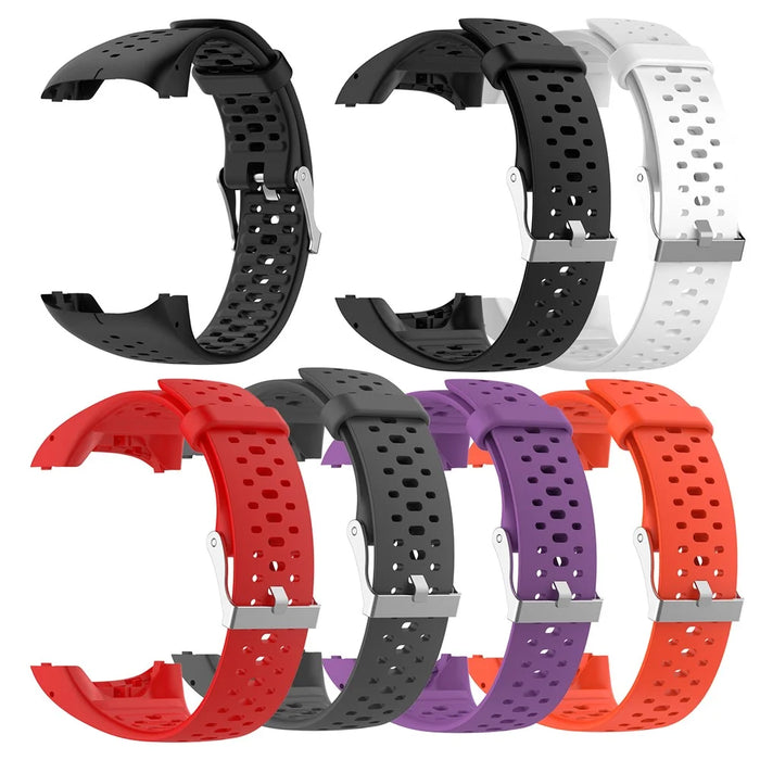 Silicone Smart Watch Band for Polar M400 / M430, Adjustable Sports Wrist Strap with Installation Tools - Black - 5
