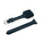 Full Grain Cowhide Leather Wrist Watch Strap for Fitbit Versa - Black - 2