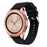 Twill Texture Silicone Watchband Strap for Samsung Galaxy Watch 42mm - Black - 1