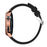 Twill Texture Silicone Watchband Strap for Samsung Galaxy Watch 42mm - Black - 4