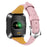 Streamline Design Genuine Leather Watchband Strap for Fitbit Versa - Pink - 1