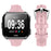 Streamline Design Genuine Leather Watchband Strap for Fitbit Versa - Pink - 3