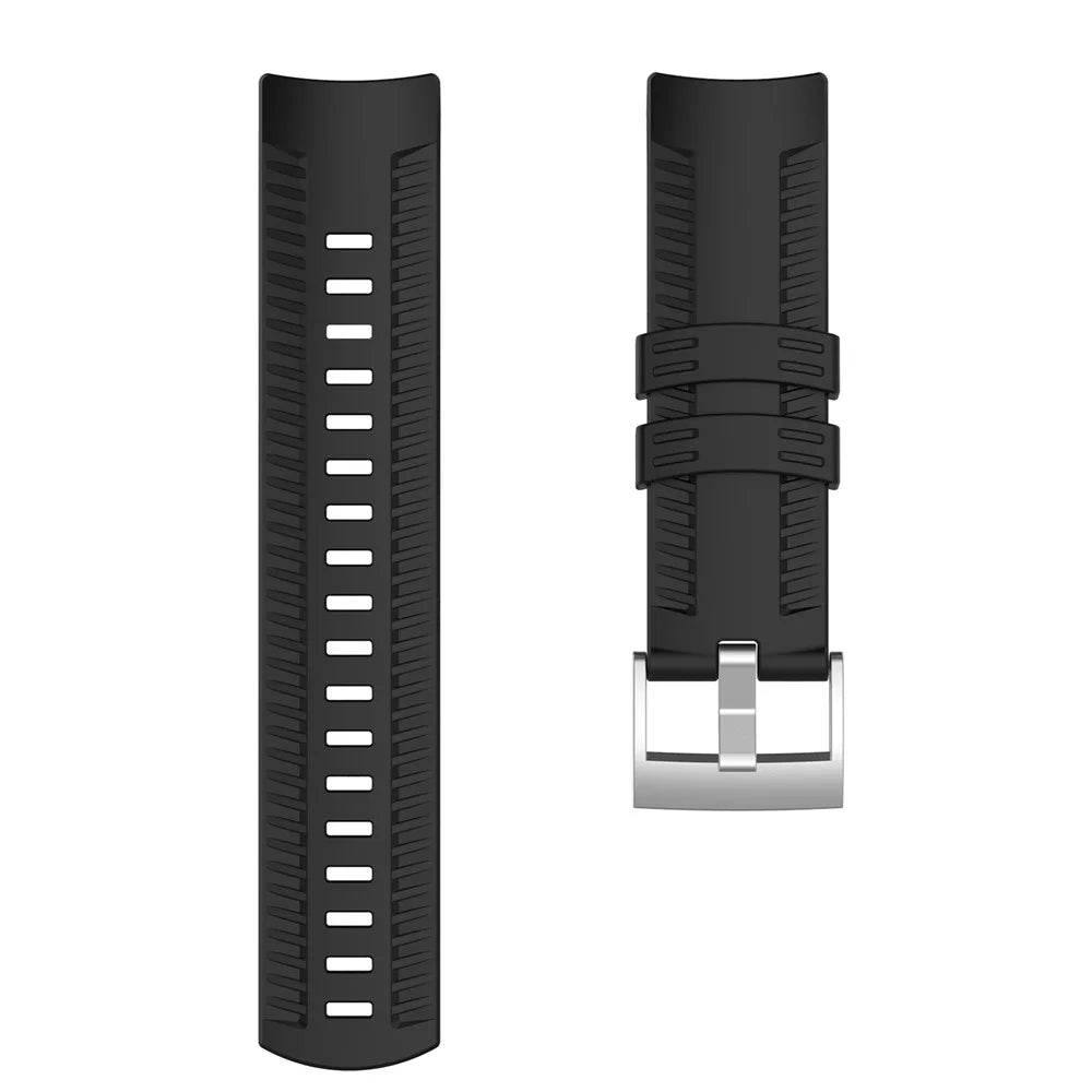 Adjustable Silicon Watch Band Strap, Length: 131.2 + 98.4mm for Suunto 9 - Black - 4