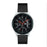 22mm Textured Genuine Leather Watch Strap for Samsung Galaxy Watch 46mm - Black - 2