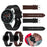 22mm Textured Genuine Leather Watch Strap for Samsung Galaxy Watch 46mm - Black - 6