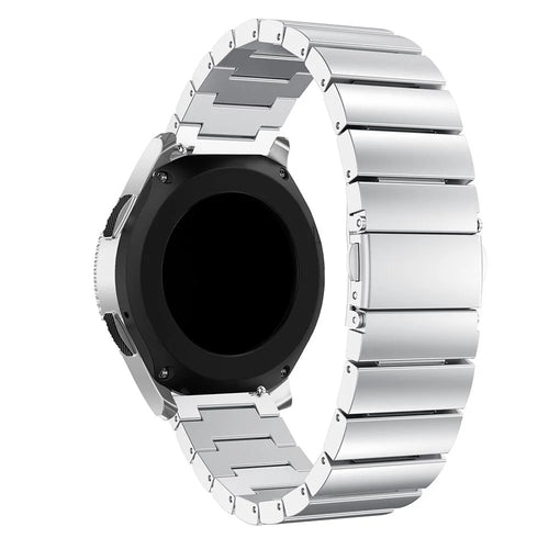 22mm Stainless Steel Watch Band for Samsung Galaxy Watch 46mm, Wrist Strap with Butterfly Buckle - Silver - 1