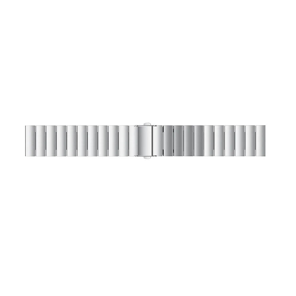 22mm Stainless Steel Watch Band for Samsung Galaxy Watch 46mm, Wrist Strap with Butterfly Buckle - Silver - 4