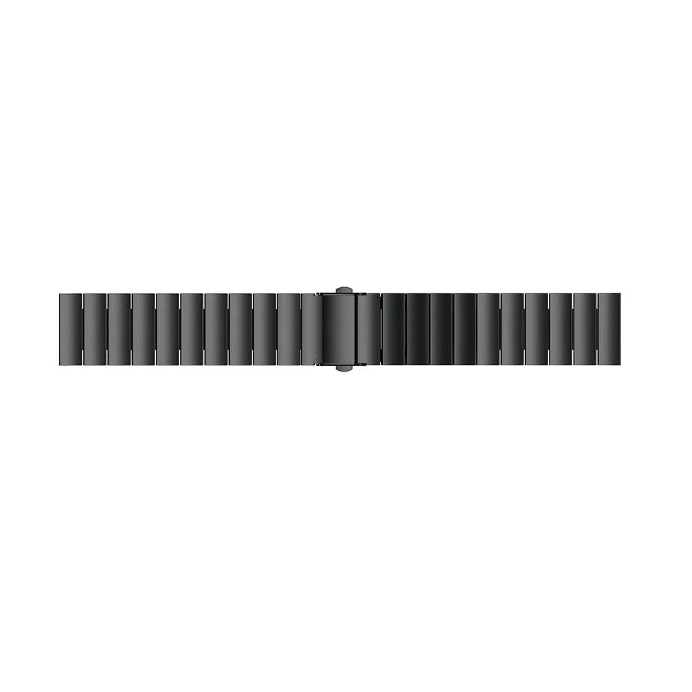 22mm Stainless Steel Watch Band for Samsung Galaxy Watch 46mm, Replacement Wrist Strap with Butterfly Buckle - Black - 4