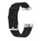 Canvas Watch Band Strap for Fitbit Charge 3 Bracelet Wristband Replacement - Black - 3