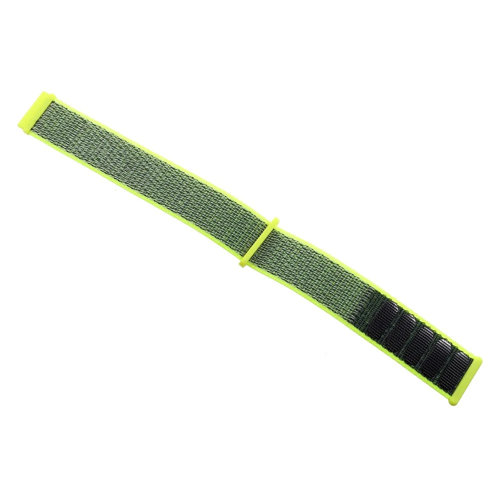 22mm Closure Nylon Watch Strap Replacement for Samsung Galaxy Watch 46mm / Huami Amazfit Watch - Green - 3