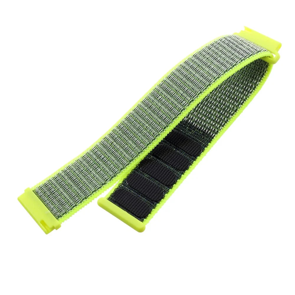 22mm Closure Nylon Watch Strap Replacement for Samsung Galaxy Watch 46mm / Huami Amazfit Watch - Green - 5
