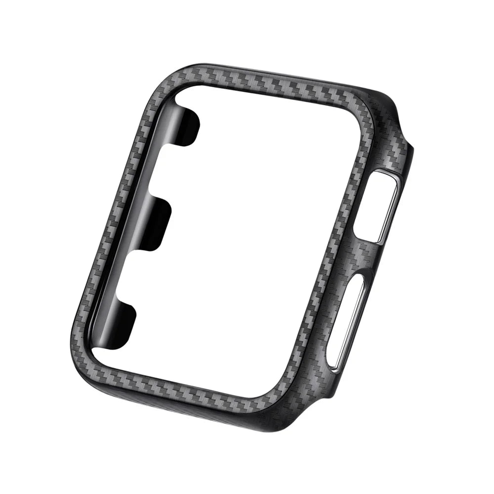 For Apple Watch Series SE3 / SE2 / SE1 /  6 / 5 / 4 44mm Carbon Fiber Texture TPU Protective Case - 2