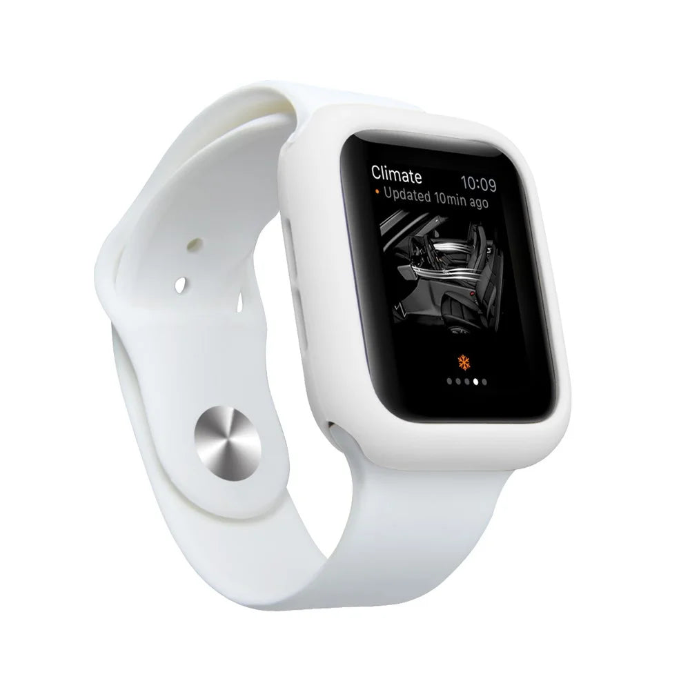 Candy TPU Protective Bumper Cover for Apple Watch Series SE3 / SE2 / SE1 /  6 / 5 / 4 44mm - White - 2