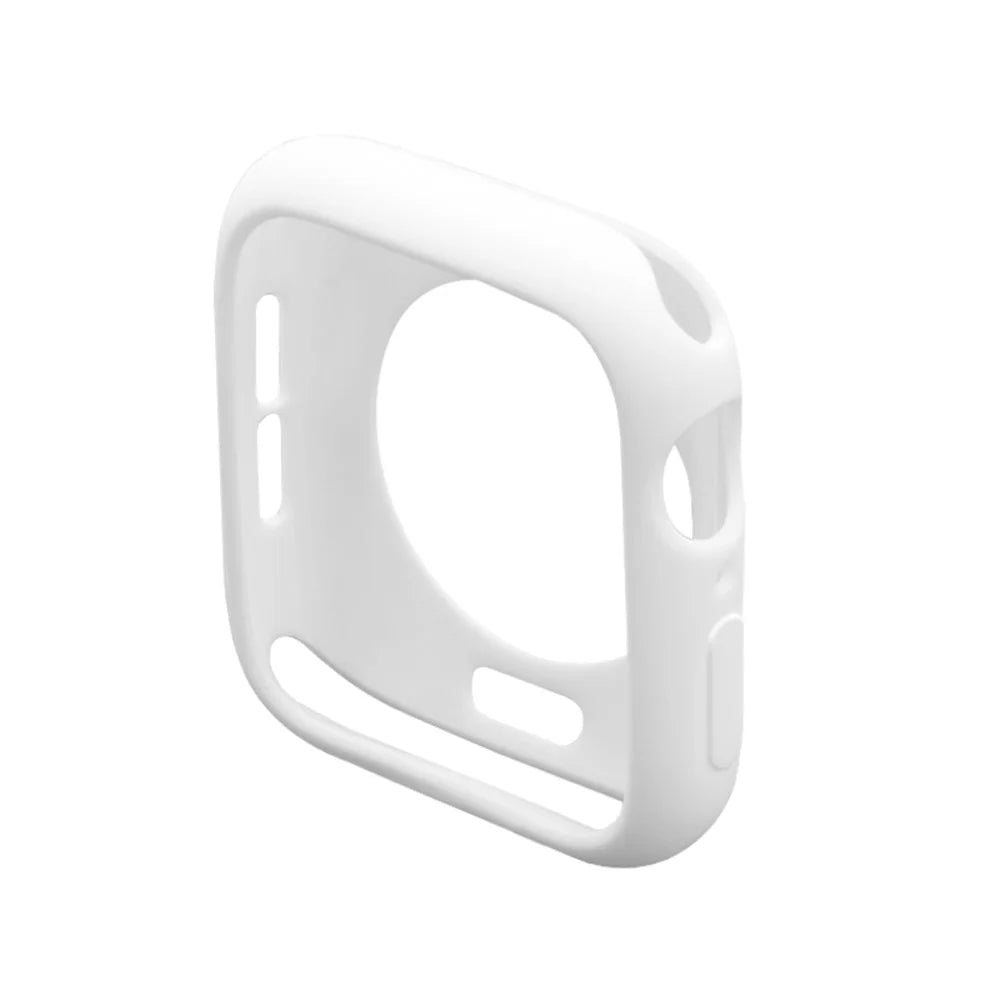 Candy TPU Protective Bumper Cover for Apple Watch Series SE3 / SE2 / SE1 /  6 / 5 / 4 44mm - White - 4