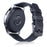 Carbon Fiber Texture 22mm Genuine Leather Watchband - All Black - 2