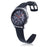 Carbon Fiber Texture 22mm Genuine Leather Watchband - All Black - 3