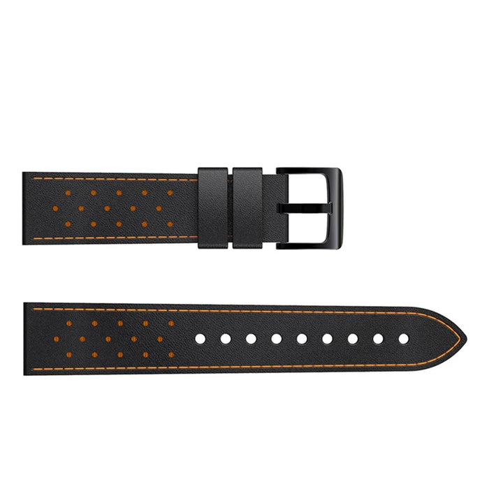 For Huawei Watch GT Microfiber Watchband Replacement Watch Strap - Black - 4