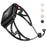 S Shape Rhinestone Decor Steel Watchband Bracelet for Apple Watch Ultra 3 2 1 49mm / Series 11 10 46mm / 9 8 7 45mm / SE3 SE2 SE 6 5 4 44mm / 3 2 1 42mm - Black - 2