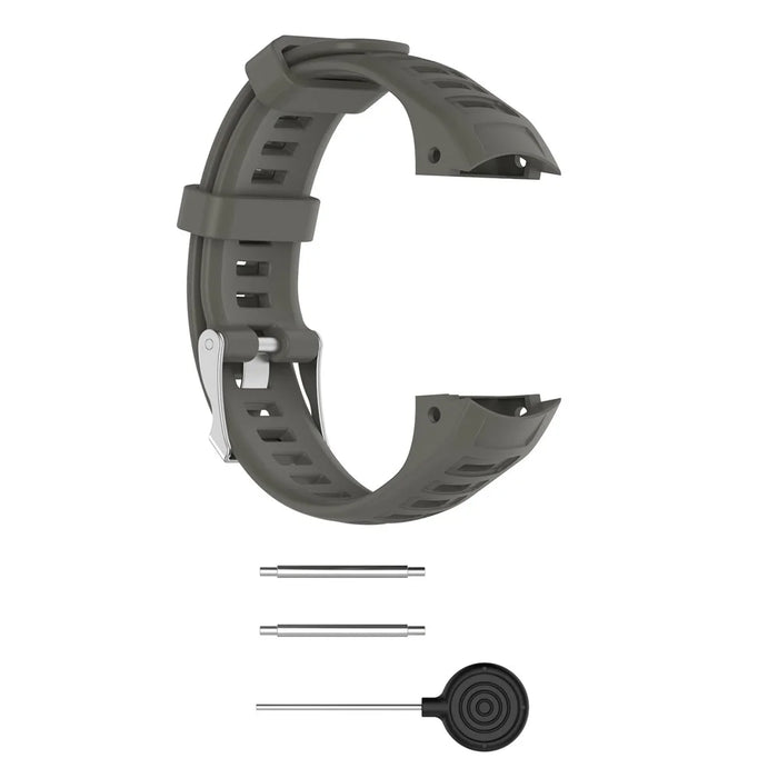 Silicone Watch Band Strap Replacement for Garmin Instinct - Grey - 4