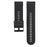Soft Textured Silicone Watch Band Strap for Garmin Fenix 3 / 3 HR / 5X with Black Buckle - Black - 1