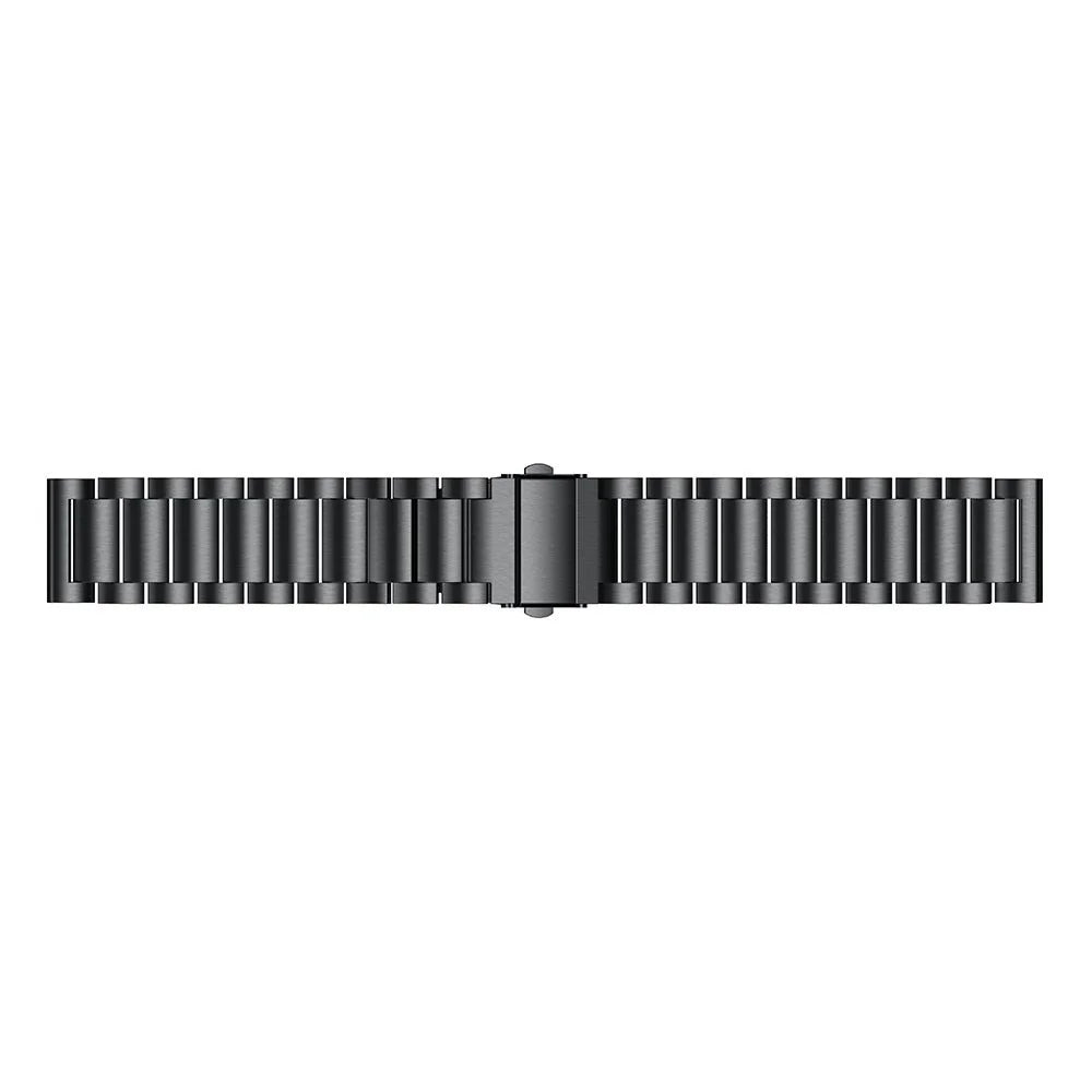 20mm Stainless Steel Watch Band Strap for Samsung Galaxy Watch Active SM-R500 - Black - 4