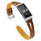 Hollow Genuine Leather Watch Band for Fitbit Charge 4 / 3 - Brown - 2