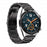22mm Three Beads Stainless Steel Watch Strap with Folding Clasp for Huawei Watch GT / Honor Watch Magic - Black - 4