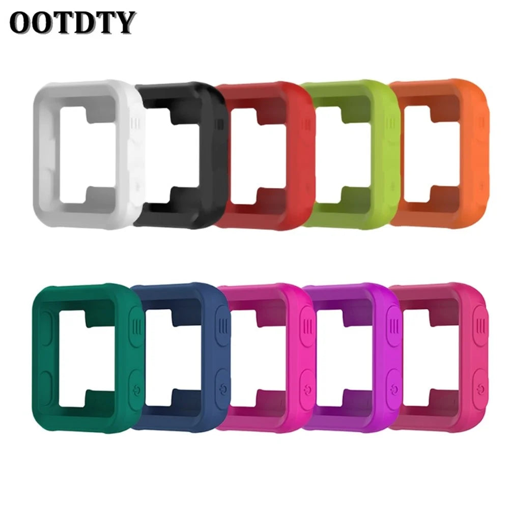 Soft Silicone Protector Watch Case for Garmin Forerunner 35 - Black - 4