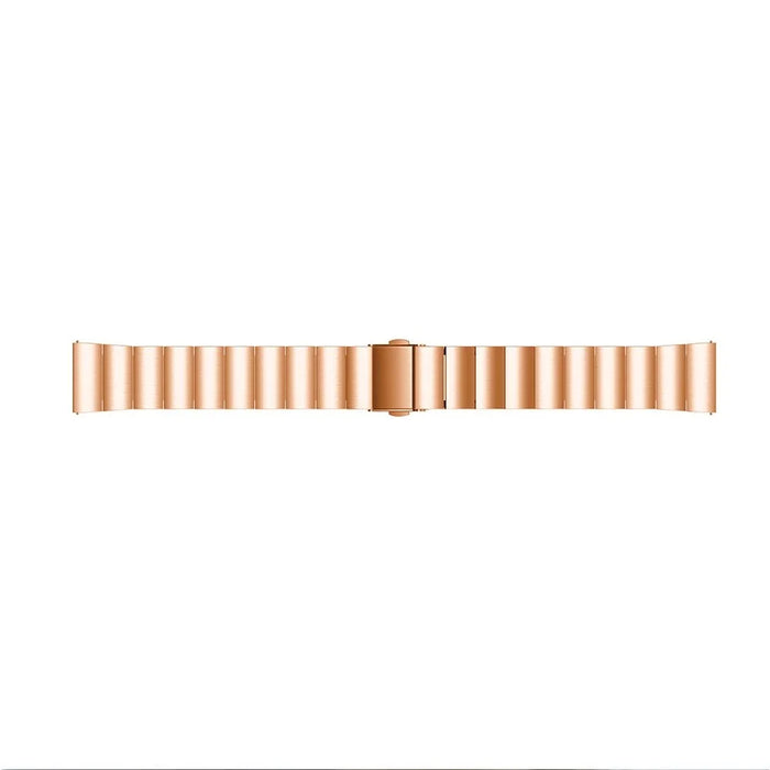 Stainless Steel Watch Band 20mm for Samsung Galaxy Watch Active, Smart Watch Replacement Strap - Rose Gold - 3