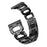 22mm D-shape Rhinestone Decor Alloy Watch Bracelet for Samsung Gear S3 Frontier / S3 Classic - Black - 1