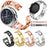22mm D-shape Rhinestone Decor Alloy Watch Bracelet for Samsung Gear S3 Frontier / S3 Classic - Black - 6