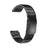 For Garmin Fenix 5S Quick Release Stainless Steel Watch Band Replacement Strap with Folding Clasp - Black - 1