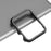 Aluminum Alloy Protective Shell Frame Bumper Diamond Hard Cases for Apple Watch Series SE3 / SE2 / SE1 /  6 / 5 / 4 40mm - Black - 1