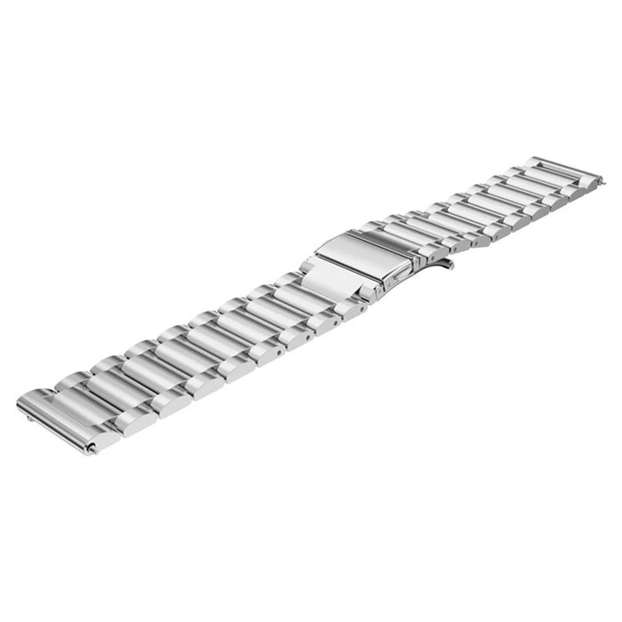 For TicWatch Pro Smart Watch 22mm Stainless Steel Watch Band - Silver - 2