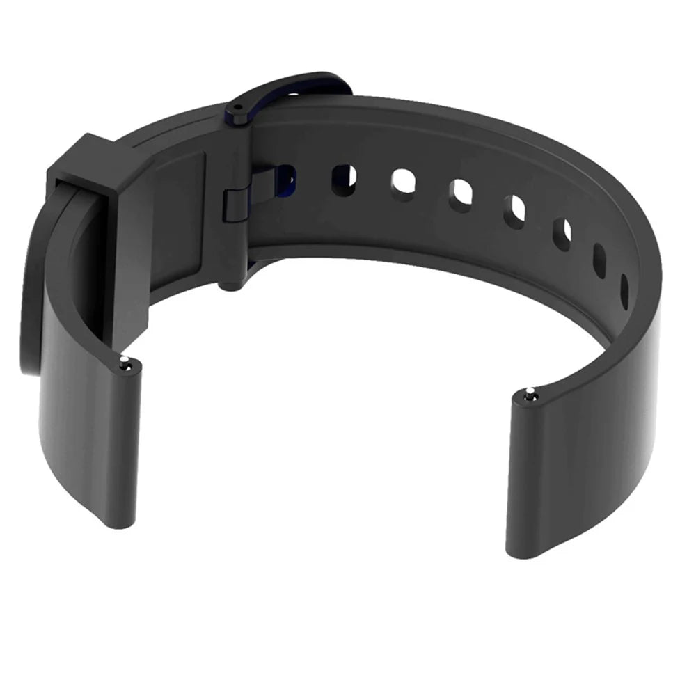 20mm Soft Silicon Watch Band for Amazfit Bip Smart Watch - Black - 3