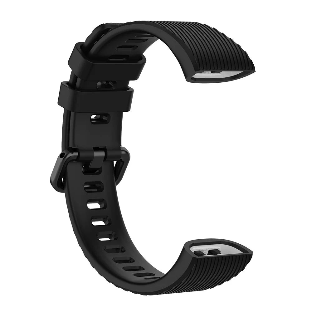 19mm TPU Watch Bracelet Replacement Band Strap for Huawei Band 3 Pro - Black - 4