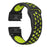 26mm Two-tone Silicone Watch Band for Garmin Fenix 5X - Black / Green - 1