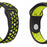 26mm Two-tone Silicone Watch Band for Garmin Fenix 5X - Black / Green - 3
