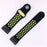 26mm Two-tone Silicone Watch Band for Garmin Fenix 5X - Black / Green - 5