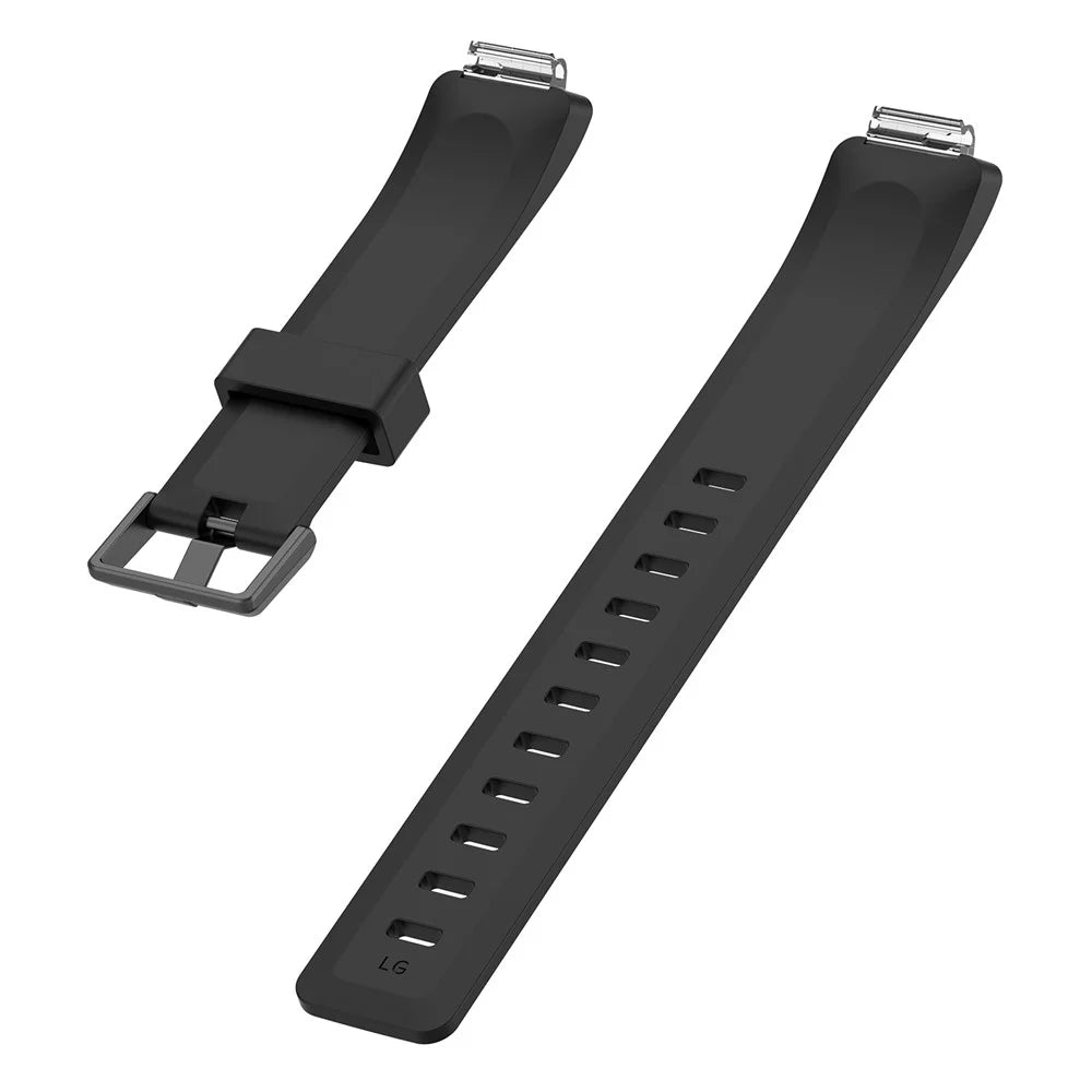 Soft Silicone Watch Band Replacement for Fitbit Inspire / Inspire HR - Size: S / Black - 4