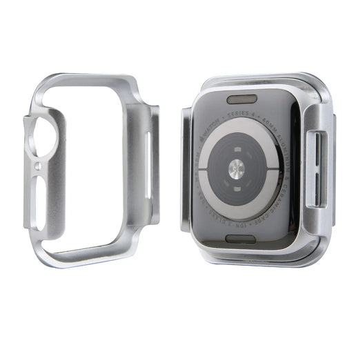 Shock Drop Protector PC Smart Watch Case for Apple Watch Series SE3 / SE2 / SE1 /  6 / 5 / 4 40mm - Silver - 1