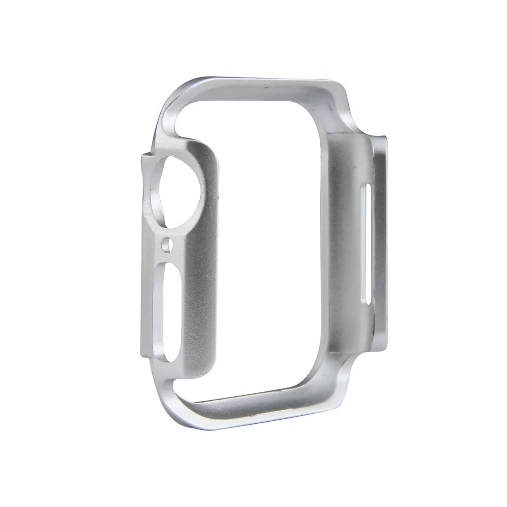 Shock Drop Protector PC Smart Watch Case for Apple Watch Series SE3 / SE2 / SE1 /  6 / 5 / 4 40mm - Silver - 7