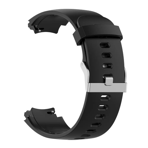 Silicone Wrist Strap Replacement for Huami Amazfit Verge 3 - Black - 1