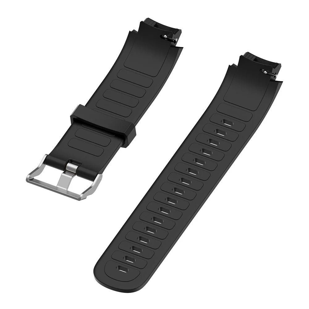 Silicone Wrist Strap Replacement for Huami Amazfit Verge 3 - Black - 2